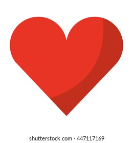 heart card isolated icon design, vector illustration  graphic 