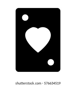 Heart Card Vector Icon