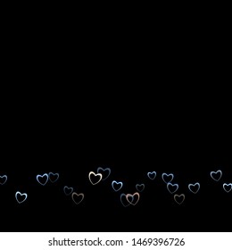 Heart card which consists of isolated elements. Modern style with beautiful elements in heart card. Can be used as print, wallpaper, cards, valentine cards, banner, background and etc.