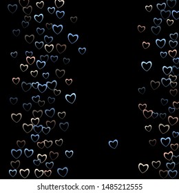 Heart card which consists of isolated elements. Modern style with beautiful elements in heart card. Can be used as print, wallpaper, cards, valentine cards, banner, background and etc.