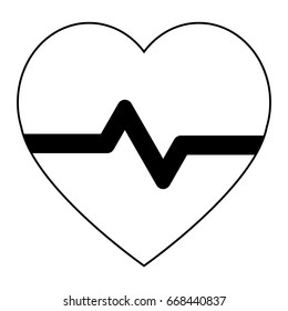 Heart cardio icon
