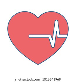 heart cardio isolated icon
