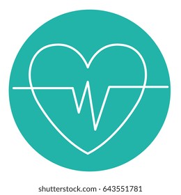 heart cardio isolated icon