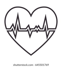 heart cardio isolated icon