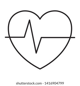 heart cardio medical isolated icon