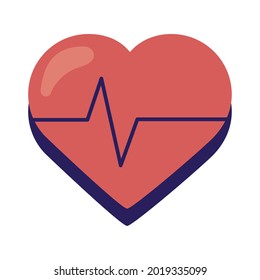 cardiograma con icono de pulso