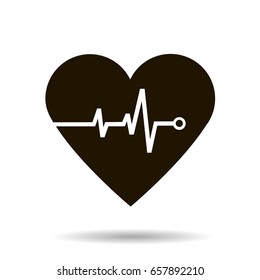 Heart, cardiogram.