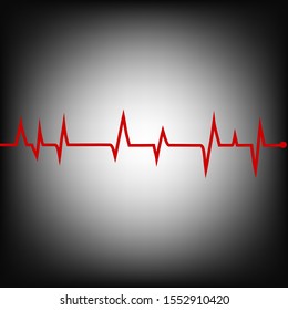 heart cardiogram, ECG vector, background