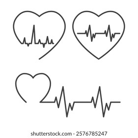 heart cardiogram heartbeat pulse icon