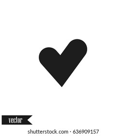 The heart and cardiogram icon