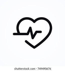 heart cardiogram icon