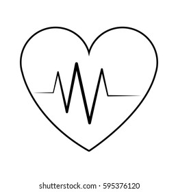 heart cardiogram icon image 