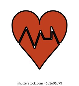 heart cardiogram icon image 