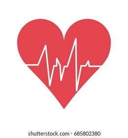 heart cardiogram icon image 