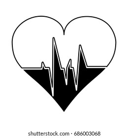 heart cardiogram icon image 