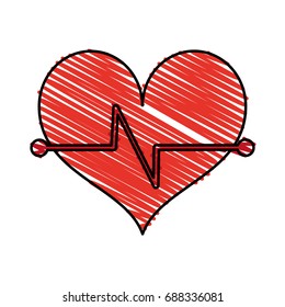 heart cardiogram icon image