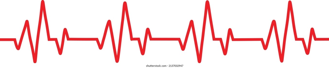 Heart cardiogram line. Vector illustration. Heartbeat Cardiogram Icon Vector Logo Template. Heart line. cardiogram health medical heartbeat pulse.