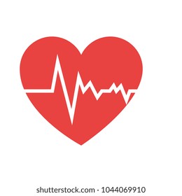 icono aislado de cardiología cardíaca