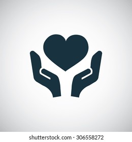 vectores de iconos de cuidado del corazón