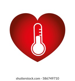 heart care isolated icon