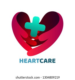 Heart care logo