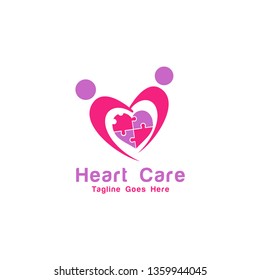 Heart Care Logo Stock Vector (Royalty Free) 1359944045 | Shutterstock