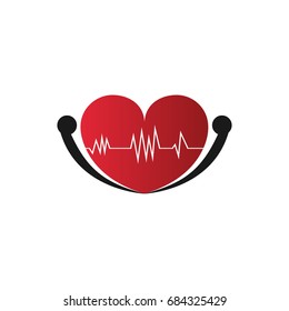 Heart care logo design