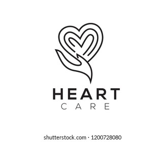 heart care logo Design Inspiration