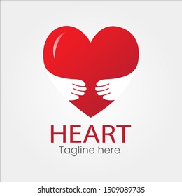 Heart Care Logo Icon Template - EPS 10