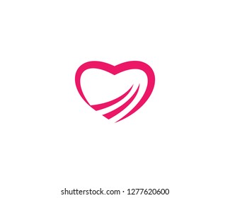 Heart Care logo vector template