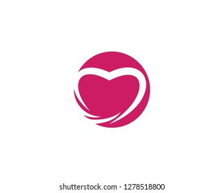 Heart Care logo vector template