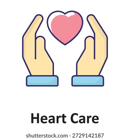  Icono del Vector del cuidado del corazón que puede modificar o editar fácilmente

