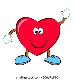 Heart cartoon.