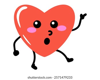 Heart Cartoon Human character Illustration