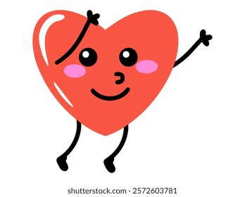 Heart Cartoon Human character Illustration