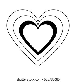 heart cartoon icon image 