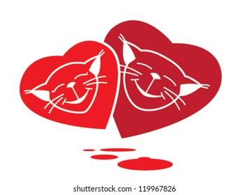 heart cat