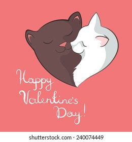 Heart cats' love