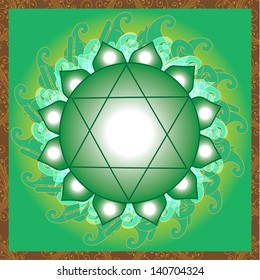 Heart Chakra mandala