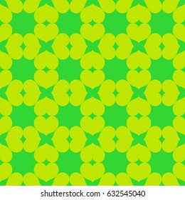 Heart chaotic seamless pattern. Fashion graphic background design. Modern stylish abstract color texture. Template for prints, textiles, wrapping, wallpaper, website. Stock VECTOR illustration