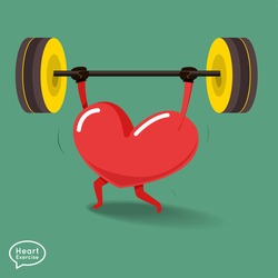 I love gym logo icon, fitness center, dumbell and heart. health care  concept. Stock vector illustration isolated on white background Stock  Vector Image & Art - Alamy