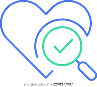 Heart check line icon Set is designed with suitable visuals for all medical and healthcare