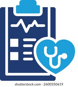 Heart Checkup Icon Element For Design