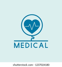 Heart checkup medical care vector