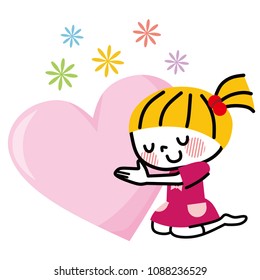 Heart and child.