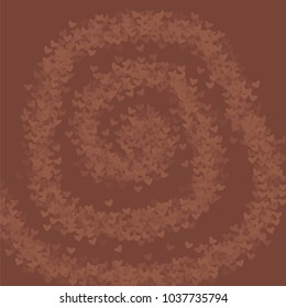 Heart choco isolated which consists of isolated elements. Modern style with beautiful elements in heart choco isolated. Can be used as print, wallpaper, cards, valentine cards, logo, background