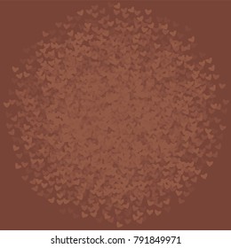 Heart choco isolated which consists of isolated elements. Modern style with beautiful elements in heart choco isolated.  Can be used as print, wallpaper, cards, valentine cards, logo, background 