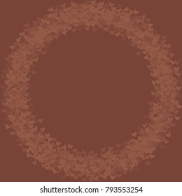 Heart choco isolated which consists of isolated elements. Modern style with beautiful elements in heart choco isolated.  Can be used as print, wallpaper, cards, valentine cards, logo, background 
