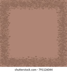 Heart choco pattern which consists of isolated elements. Modern style with beautiful elements in heart choco pattern.  Can be used as print, wallpaper, cards, valentine cards, logo, background