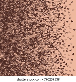 Heart choco vector which consists of isolated elements. Modern style with beautiful elements in heart choco vector.  Can be used as print, wallpaper, cards, valentine cards, logo, background and etc.